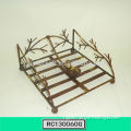 2014 Best Selling Free Standing Wrought Iron Toilet Paper Holder Animal